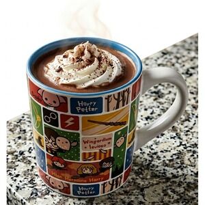 Silver Buffalo Harry Potter Chibi Characters Ceramic Mug, Colorful, 14 Oz